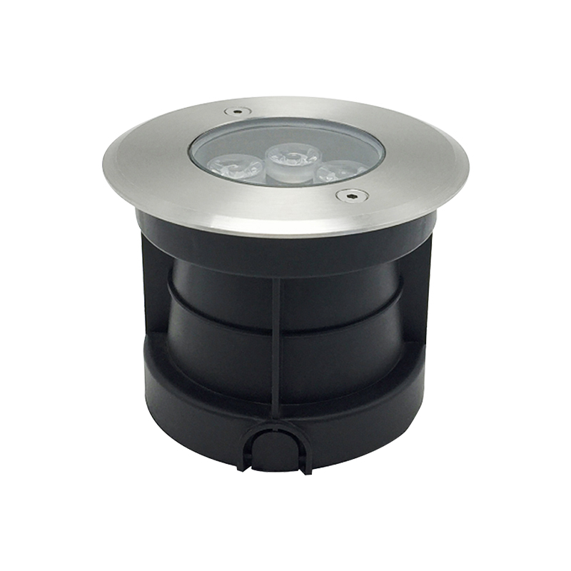 Stainless Steel Underground Lights Outdoor Waterproof LED Buried Lights Path Lawn Recessed Deck Lights