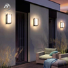 Outdoor LED Wall Mounted Light Aluminum Porch Corridor Wall Lamp Waterproof Exterior Sconce Light