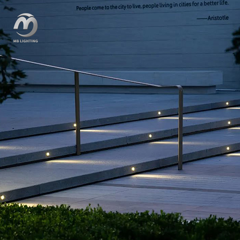 Outdoor Underground Lighting Step Stair Led Inground Light Waterproof Recessed Deck Light
