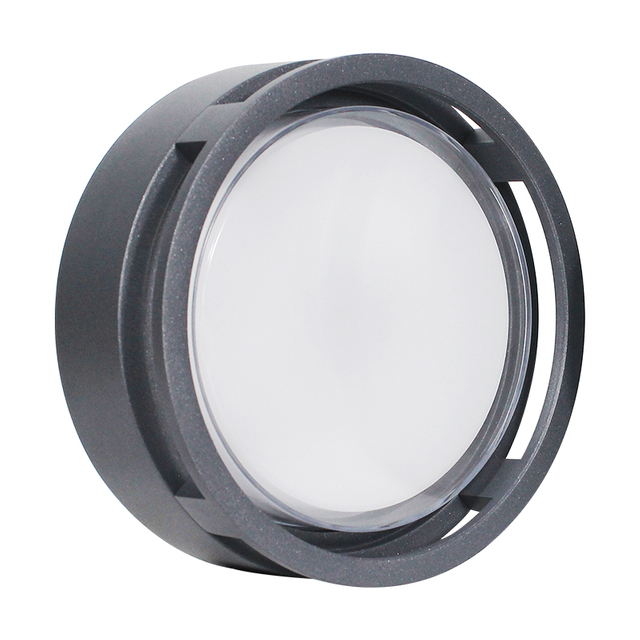 Indoor Outdoor Wall Mount Lamps Garden Terrace Corridor Lighting Round Outside LED Wall Light