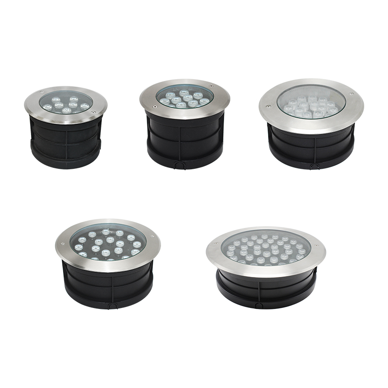 Outdoor Landscape Led Underground Lights Waterproof Buried Lights Garden Villa Embedded Ground Spotlight