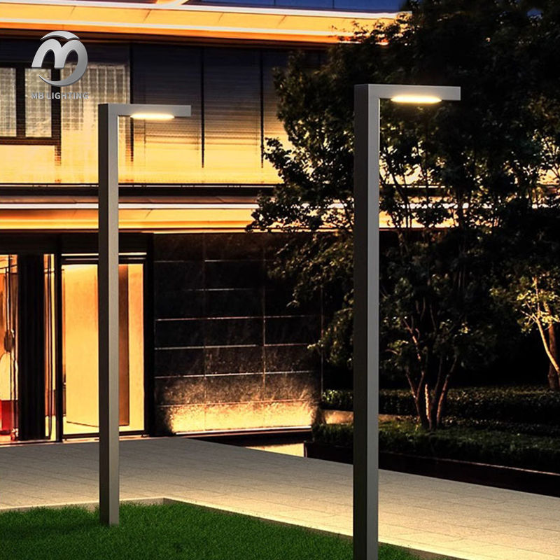 Aluminum Waterproof Outdoor 30W LED Garden Light Pole Lamp Park Landscape Street Lamp