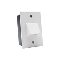 Outdoor Led Step Lights Recessed Footlight Corridor Staircase Wall Lamp 3w Square Stair Light