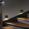 Indoor Outdoor Corridor Recessed Wall Lamps 3W Led Stair Light Aluminum Square Step Lamp