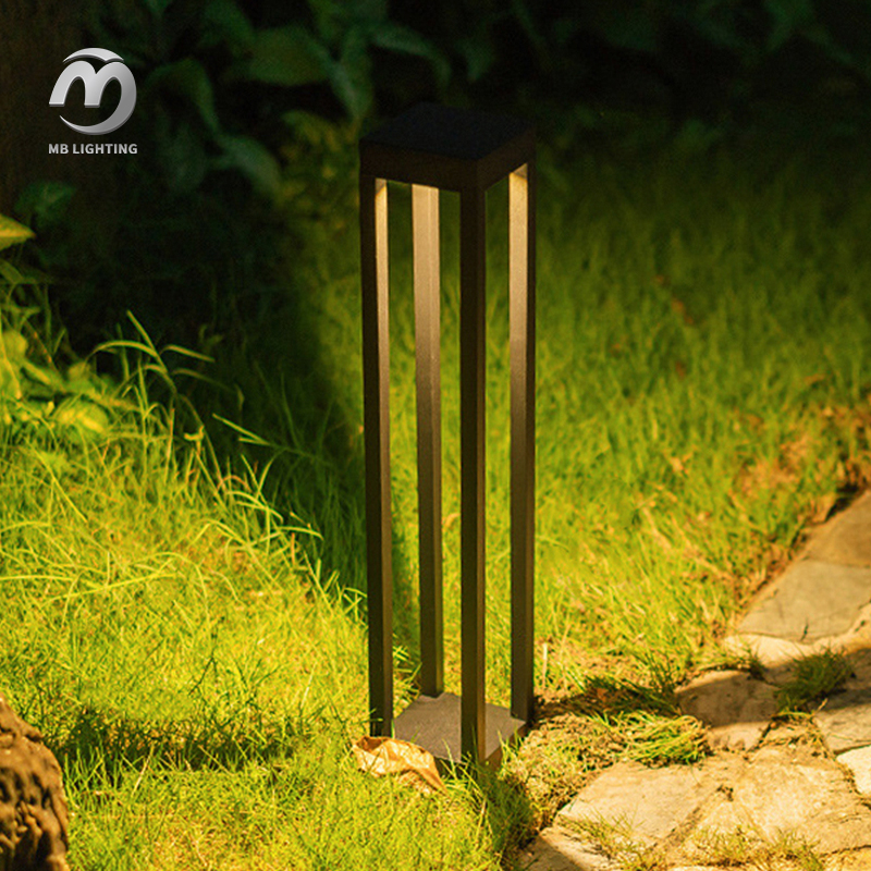 10W Square Landscape Lamp Waterproof Garden Lighting Outdoor LED Lawn Bollard Lights
