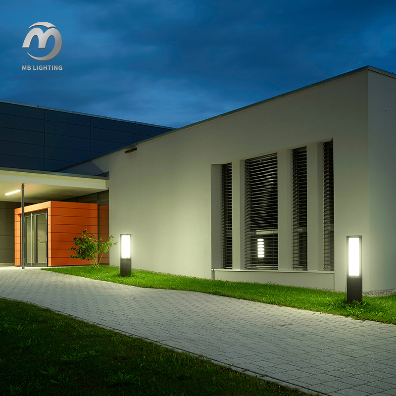 Outdoor Aluminum Lawn Lights Waterproof Garden Lights Villa Courtyard Led Bollard Light