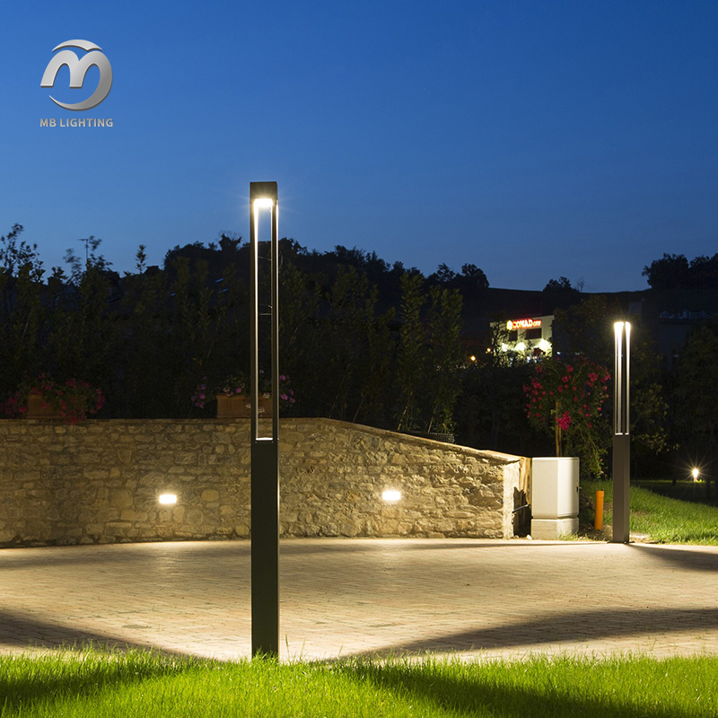 Outdoor High Brightness Garden Light Waterproof LED Pole Lights For Park Courtyard Street Lighting