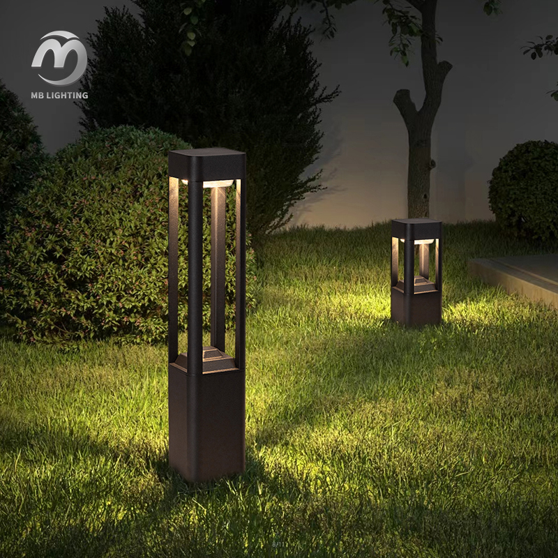 Waterproof Lawn Lights Landscape Pathway Garden Path Light Outdoor Led Solar Garden Bollard Light