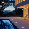 IP67 Waterproof Stainless Steel Floor Embedded Deck Underground Spotlight Outdoor Landscape LED Underground Light