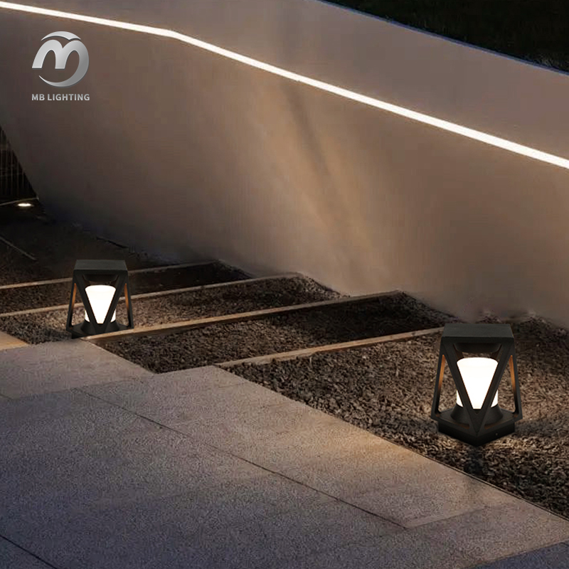 Waterproof 10W Led Column Lamp Outdoor Gate Post Lights Landscape Garden Pillar Lights