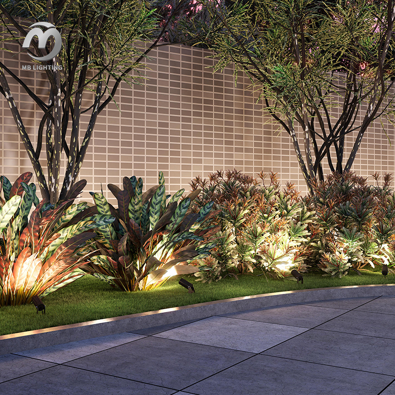 Outdoor Aluminum Material Led Spot Light Garden Yard Waterproof Floodlight Landscape Spike Lights