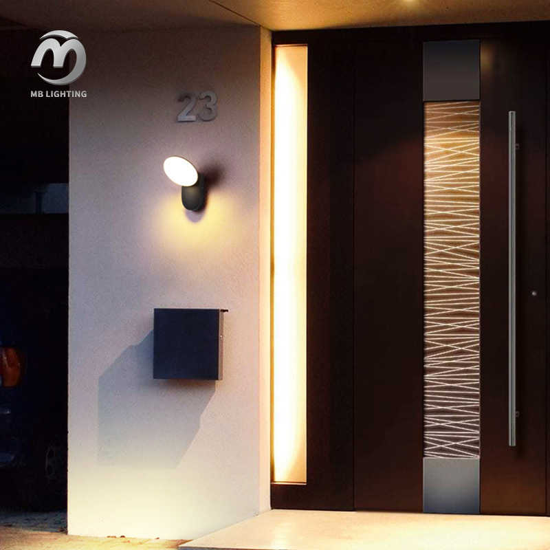 Simple Indoor And Outdoor Led Lights Creative Wall Lights Waterproof 7w Porch Lights
