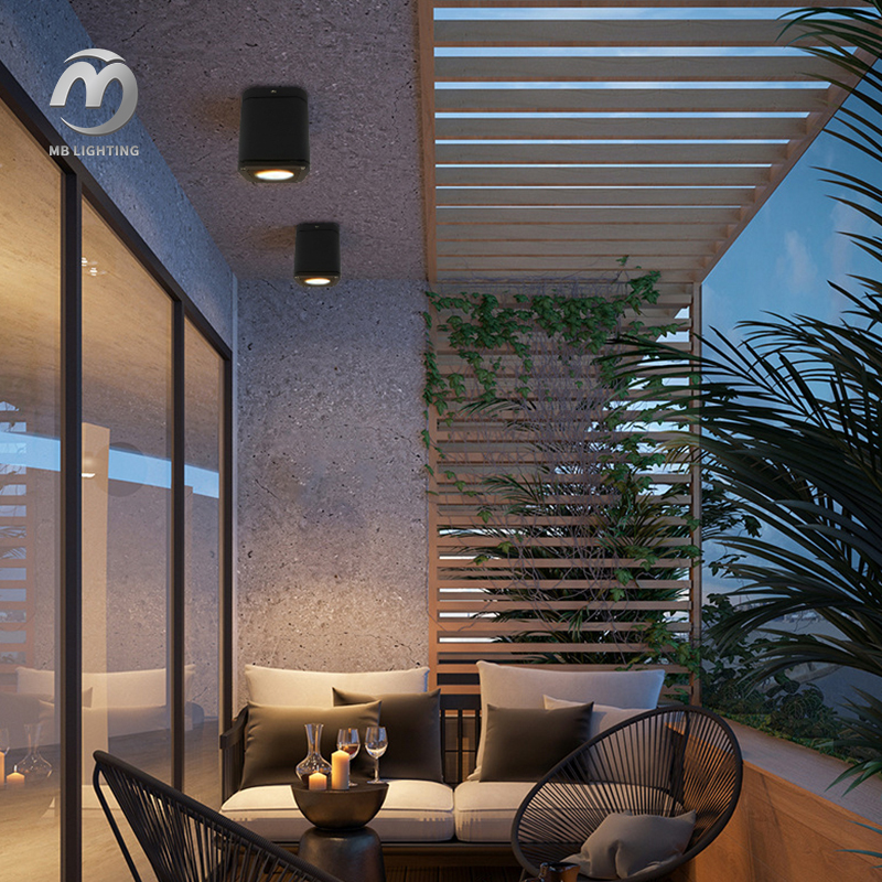 Waterproof Outdoor Surface Mounted Led Ceiling Light Modern Ceiling Down Lights Aluminum Spot Lamps
