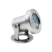 Stainless Steel Outdoor LED Fountain Light Underwater Deck Waterfall Lighting Swimming Pool Pond Lamp