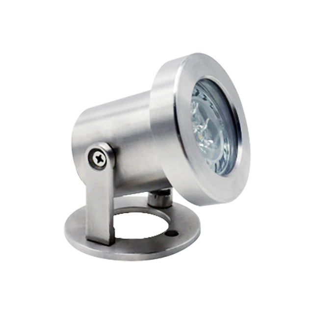 Stainless Steel Outdoor LED Fountain Light Underwater Deck Waterfall Lighting Swimming Pool Pond Lamp