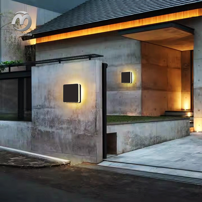Aluminum LED Wall Lamps Indoor Outdoor Corridor Light Modern Waterproof Exterior Sconce Light