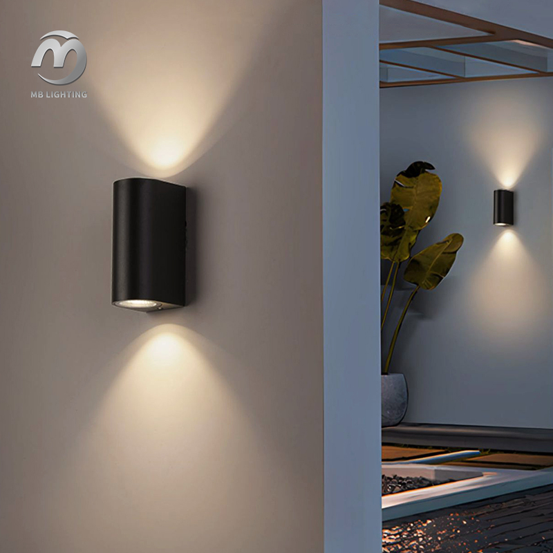 Garden Decorative Wall Mounted Light Modern Up Down Light Outdoor LED Wall Lights