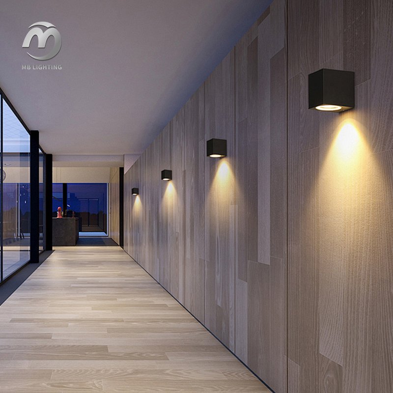 Modern Waterproof Wall Mount Lamp 5W Outdoor Led Wall Lights Garden Corridor Lights