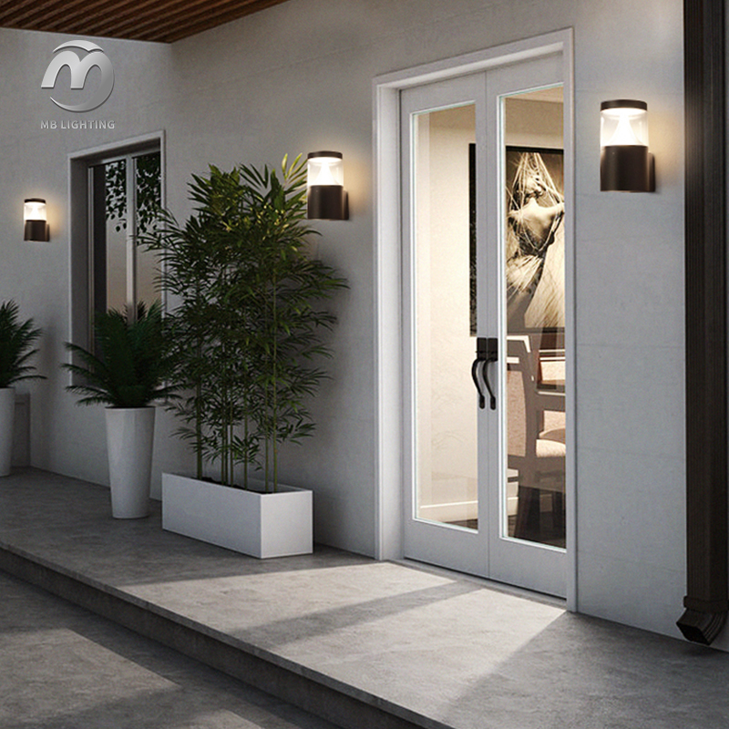 Waterproof Outdoor Lighting Aluminium Garden LED Wall Light Indoor Outdoor Sconce Light