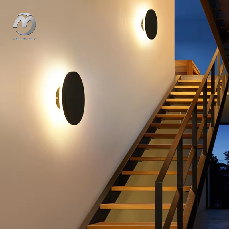Modern Decorative Porch Corridor Sconce Lamp Aluminum Wall Mounted Light Outdoor Led Wall Lamp