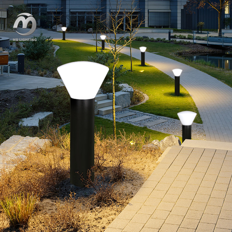 Outdoor Aluminum Landscape Lighting Waterproof Garden Lawn Lamp 5W Led Bollard Light