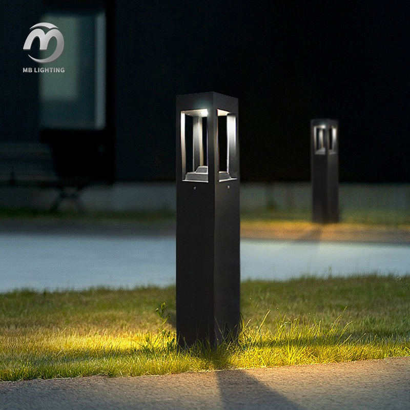 Waterproof 10W Bollard Light Garden Landscape Light Outdoor Aluminum Led Lawn Lamp