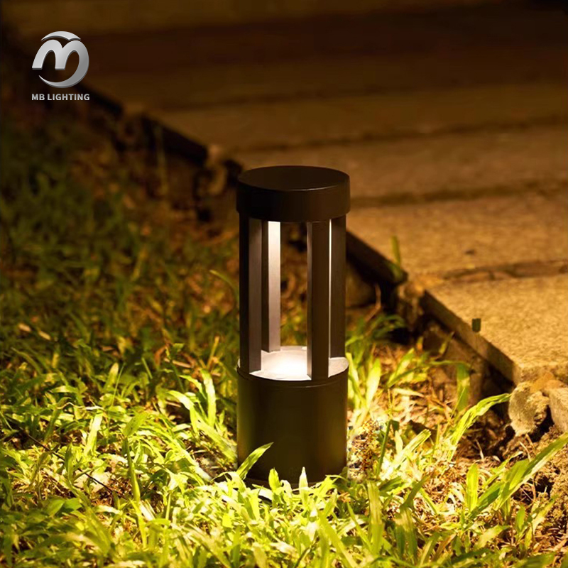 Outdoor Garden Lawn Lights 10W LED Bollard Light Waterproof Pathway Courtyard Lamp
