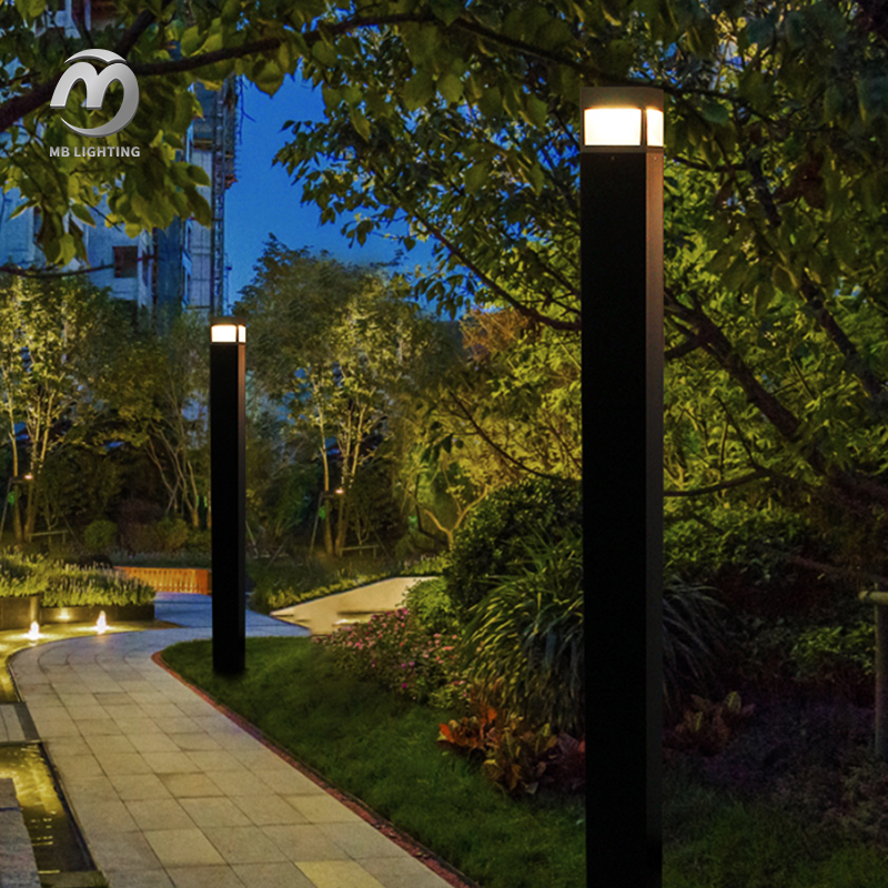 Waterproof High Post Landscape Lamp Outdoor Villa Park Pole Light Led Garden Lights