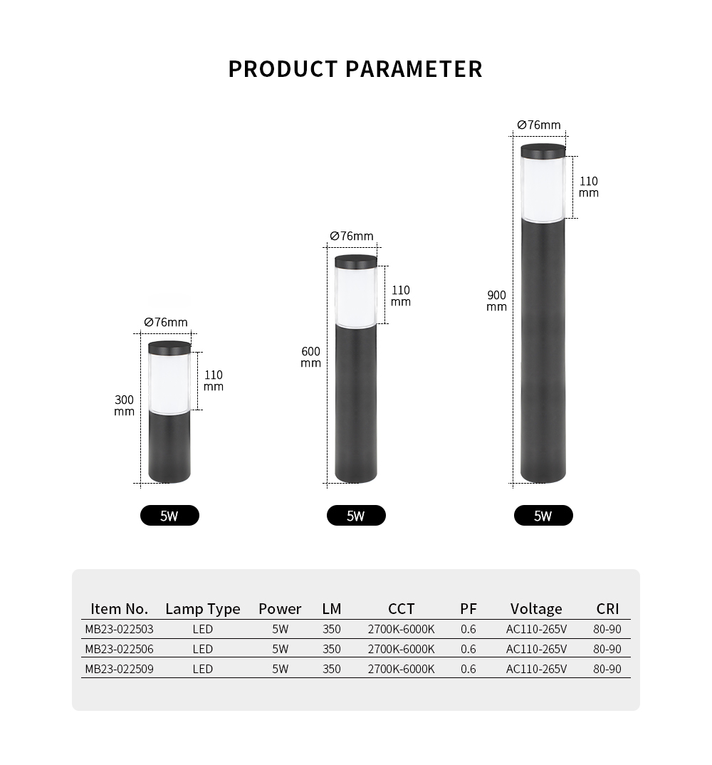 led bollard light