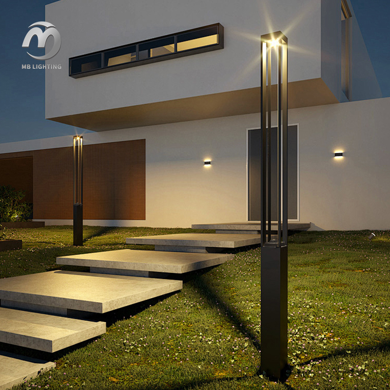 Landscape Outdoor Lawn Lamp Waterproof Park Yard Lighting 20W Aluminium LED Garden Pole Lamp