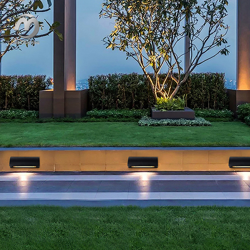 Outdoor Decorative Step Night Light Patio Corridor Waterproof Led Wall Lights Pathway Foot Lamp