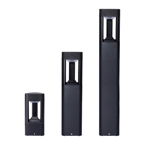 Modern Design Landscape Bollard Lights Outdoor Waterproof Led Pole Light for Lawn Garden Lighting