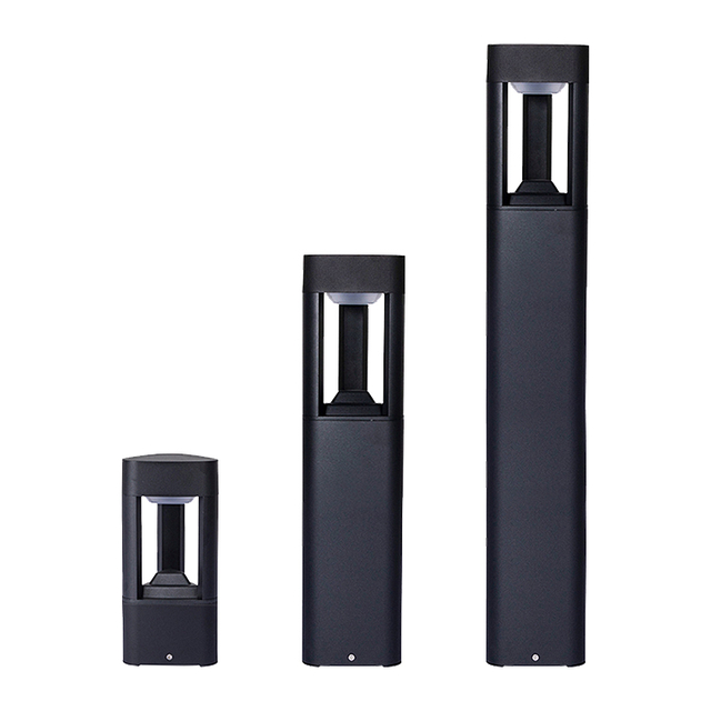 Modern Design Landscape Bollard Lights Outdoor Waterproof Led Pole Light for Lawn Garden Lighting