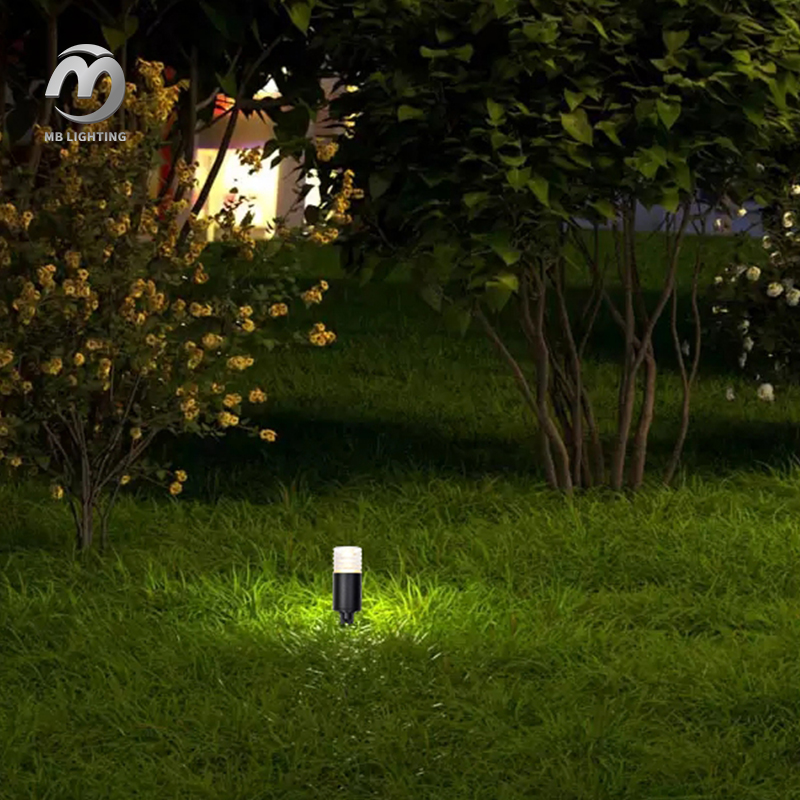 IP65 Outdoor Acrylic Landscape Lawn Light Garden LED Spike Light Aluminum Pathway Night Lamp