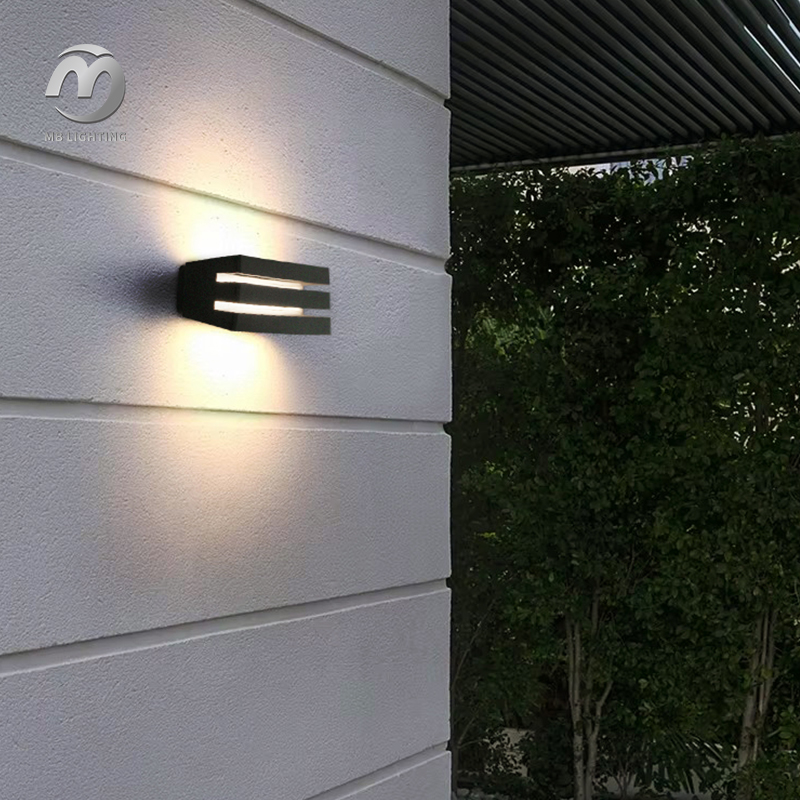 Outdoor 10W Led Wall Lamp Aluminum Aisle Balcony Sconce Light Wall Mount Corridor Lighting