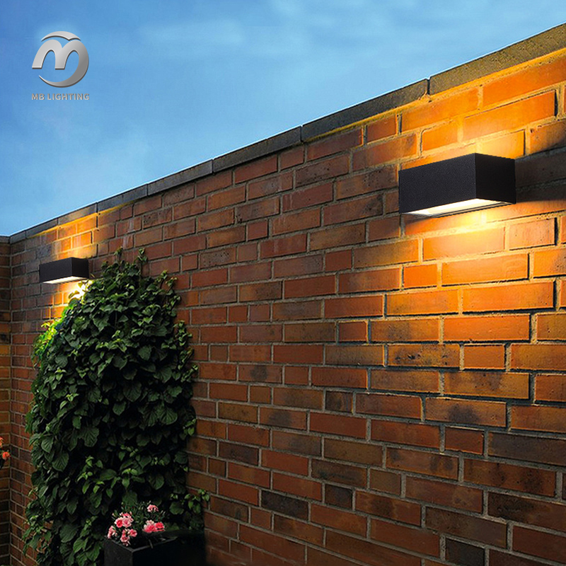 Waterproof Wall Mount Lamp Outdoor Up Down Led Wall Light Corridor Courtyard Sconce Lamps