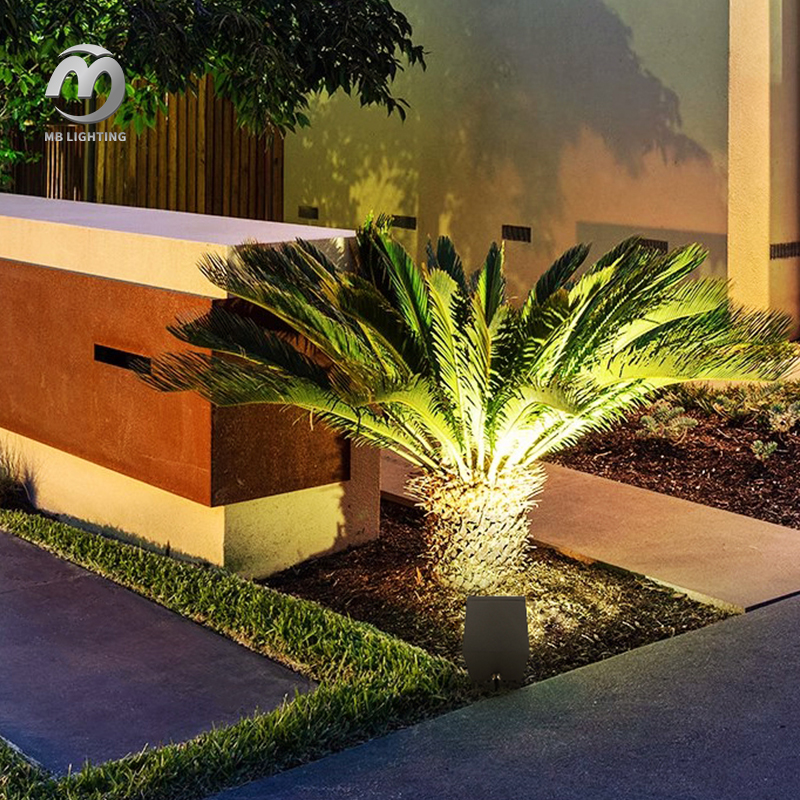 IP65 Waterproof Outdoor Led Spot Light Outside Square Flood Light Garden Landscape Lighting