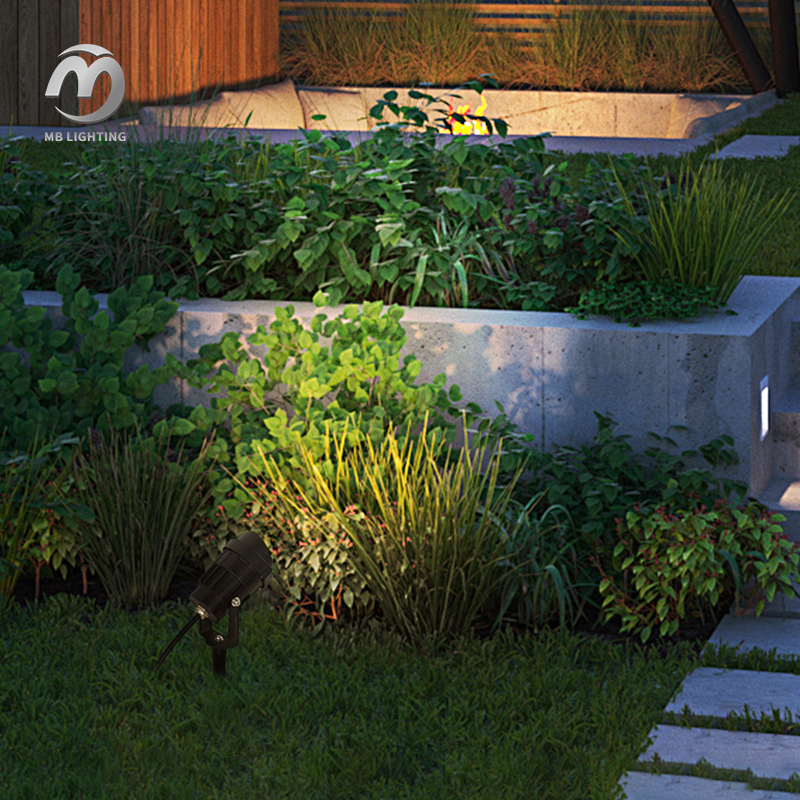 Aluminum Pathway Garden LED Spot Light Outdoor Landscape Lighting Ip65 Waterproof Spike Light