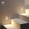 Modern Outdoor Square Recessed Foot Lamp Led Deck Stair Wall Light Aluminium Step Lights