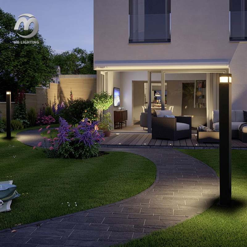 Waterproof High Post Landscape Lamp Outdoor Villa Park Pole Light Led Garden Lights