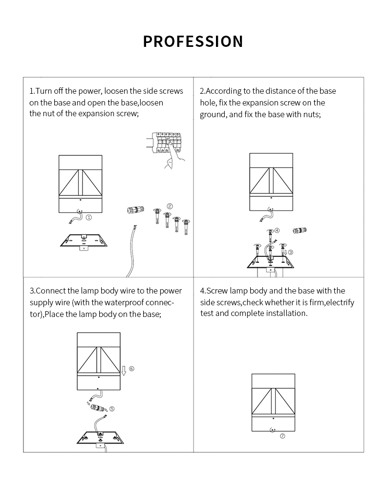 Landscape Lamp For Outdoor