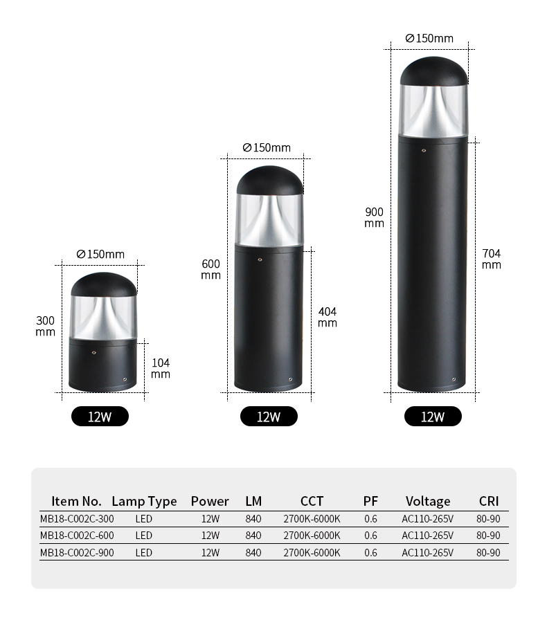 pillar lamp