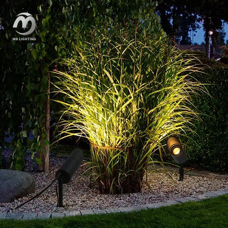 New Design Aluminum Housing IP65 Outdoor LED Spotlight Garden Spot Spike Lights Landscape Lighting