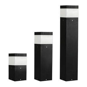 Outdoor Waterproof Aluminium Garden Lighting E27 LED Lawn Bollard Lights Pillar Lamp Decorative Illumination