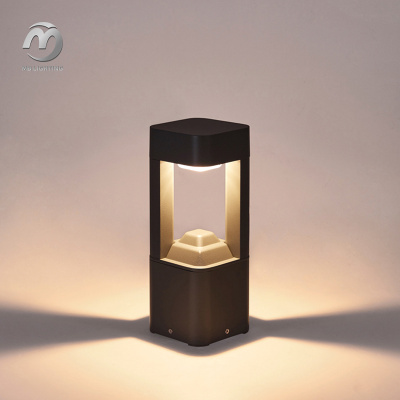Modern Landscape Garden Solar LED Lawn Light Wholesale Suppliers Outdoor Waterproof Bollard Lights