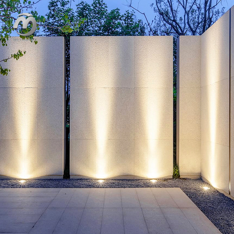 Stainless Steel Underground Lights Outdoor Waterproof LED Buried Lights Path Lawn Recessed Deck Lights