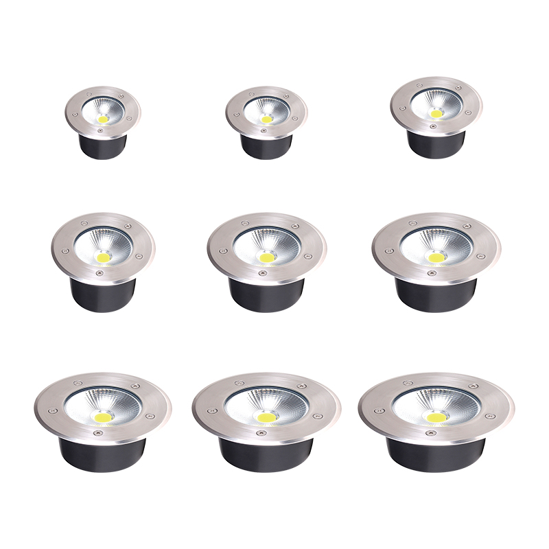 Waterproof LED Underground Lights Landscape Buried Lights Outdoor Ground Spot Lamp Recessed Inground Lighting