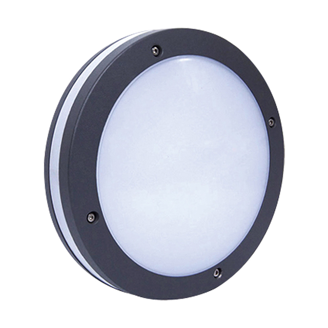 Balcony Circular Round Bulkhead Lamp Aluminum Led Wall Lights Outdoor Ceiling Light