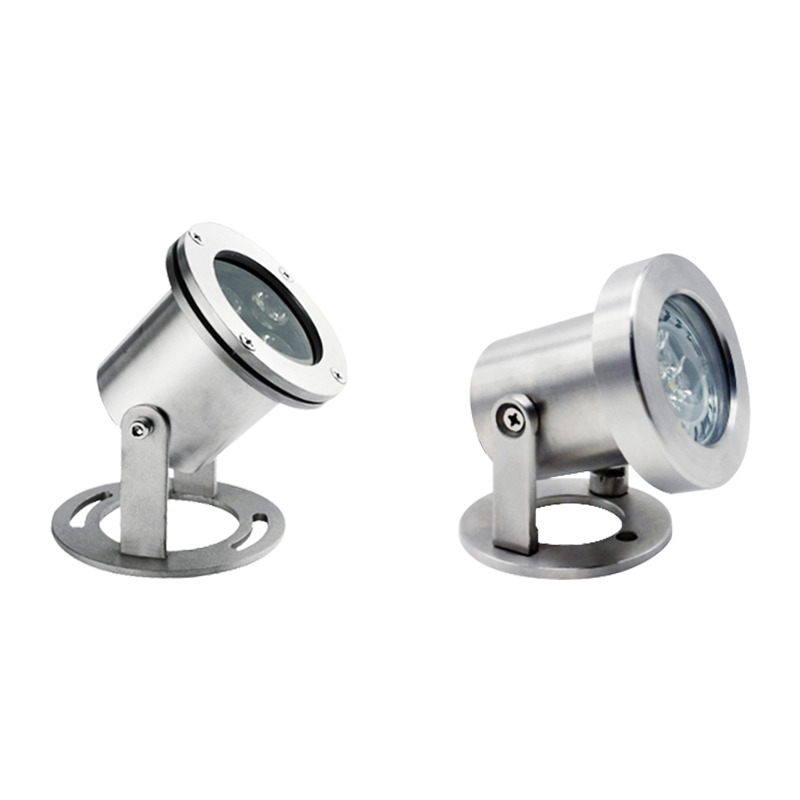 Stainless Steel Outdoor LED Fountain Light Underwater Deck Waterfall Lighting Swimming Pool Pond Lamp