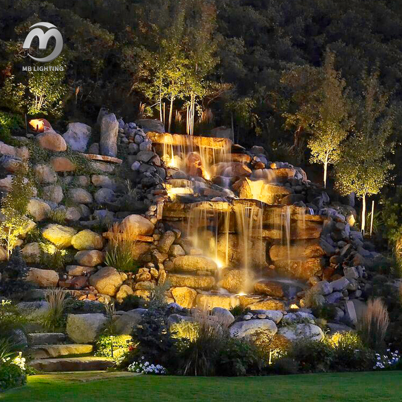 Waterproof Led Underwater Lights Submersible Fountain Lights Rgb Stainless Steel Underwater Spot Lights